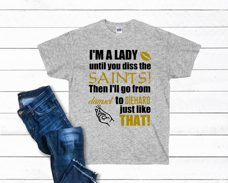 Saints Fan, Who Dat, New Orleans Saints Shirt, New Orleans, Who Dat Nation, Nfl shirt, Football Fan, New Orleans Shirt Bild 2