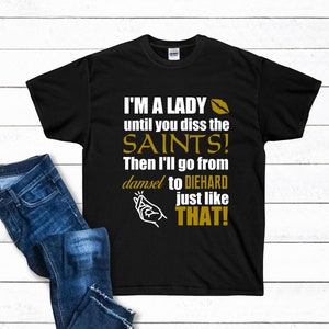 Saints Fan, Who Dat, New Orleans Saints Shirt, New Orleans, Who Dat Nation, Nfl shirt, Football Fan, New Orleans Shirt Bild 3