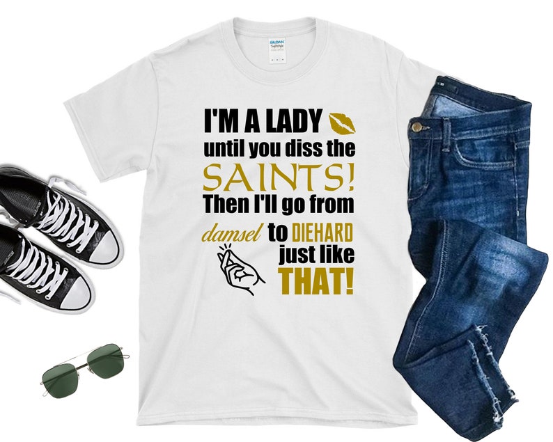 Saints Fan, Who Dat, New Orleans Saints Shirt, New Orleans, Who Dat Nation, Nfl shirt, Football Fan, New Orleans Shirt Bild 1