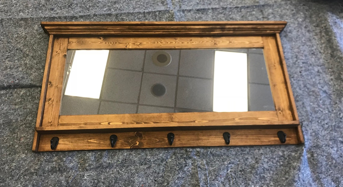 Coat Rack Mirror Etsy