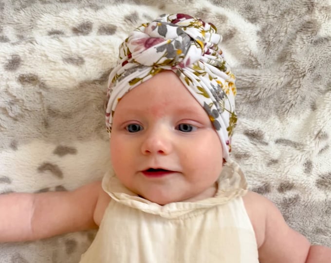 Baby Knotted Turban - Gwen