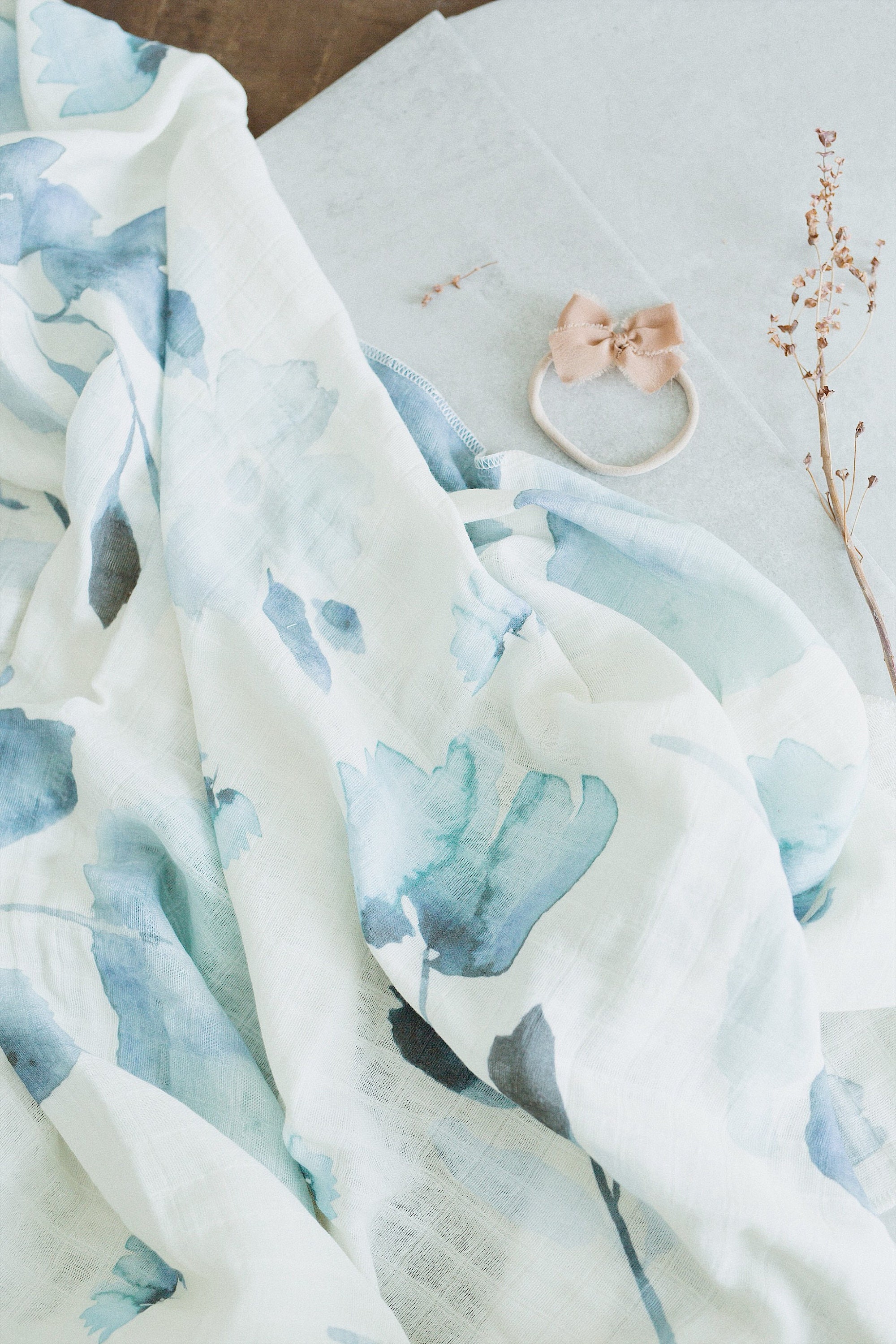 navy blue swaddle