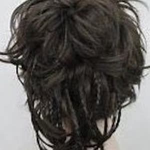 Clip On Hair Piece with Long Micro Braids in YOUR COLOR CHOICE