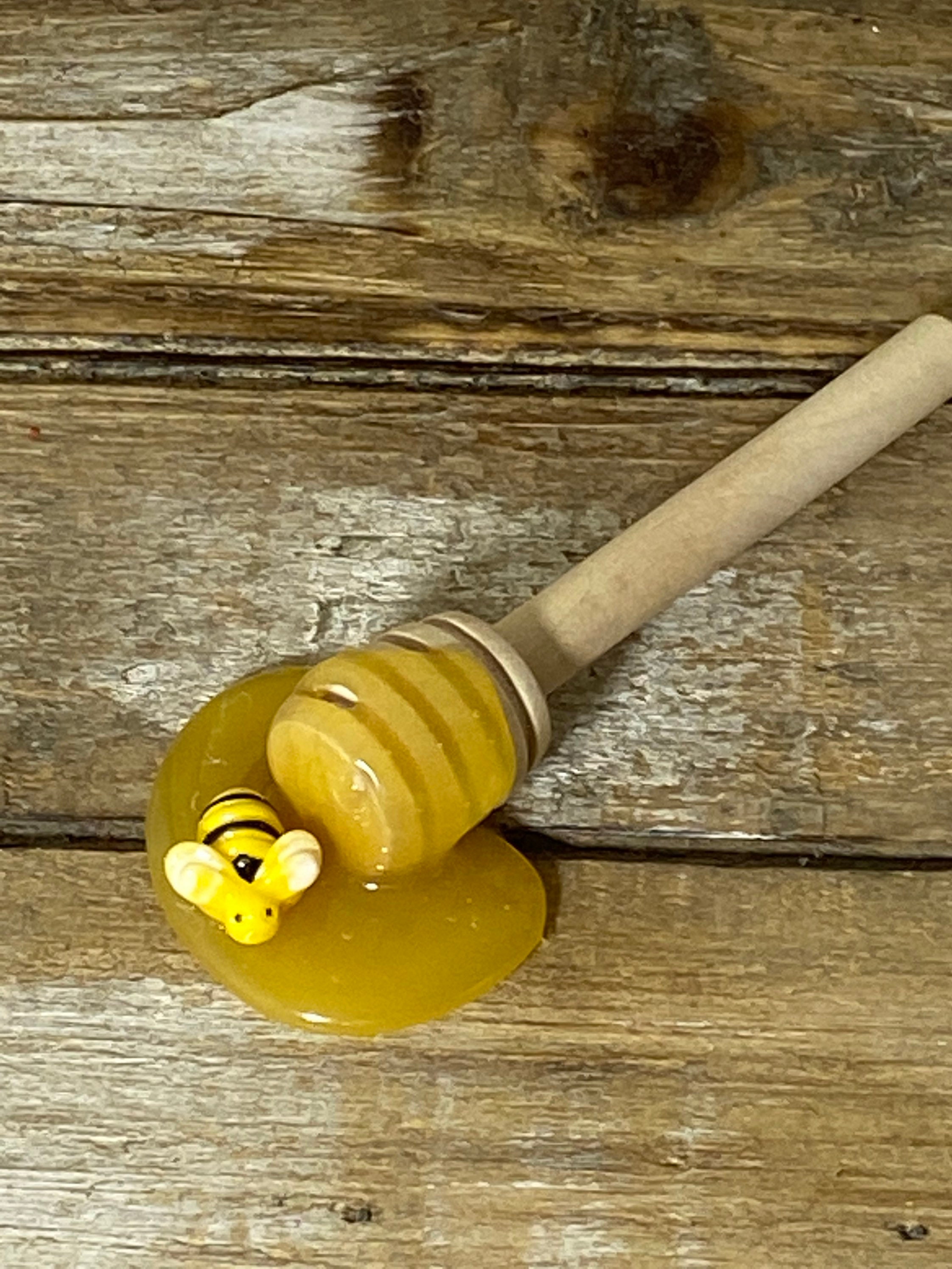 Faux honey jar honey dipper mini sugar scoop faux beehive Etsy