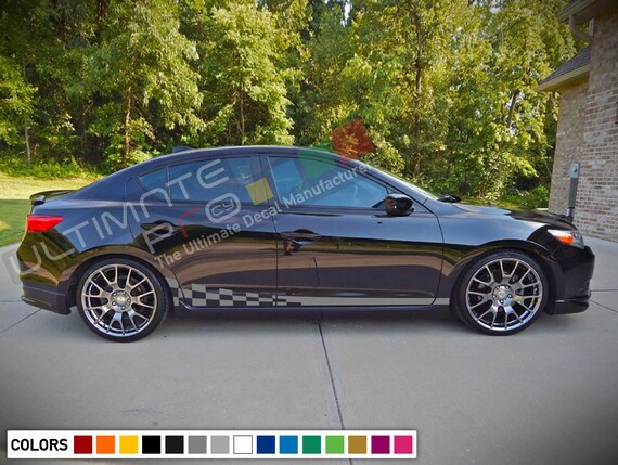 Decal Stripe compatible with Acura ILX 2013 2014 2015 2014 2015 2016 2017 2018