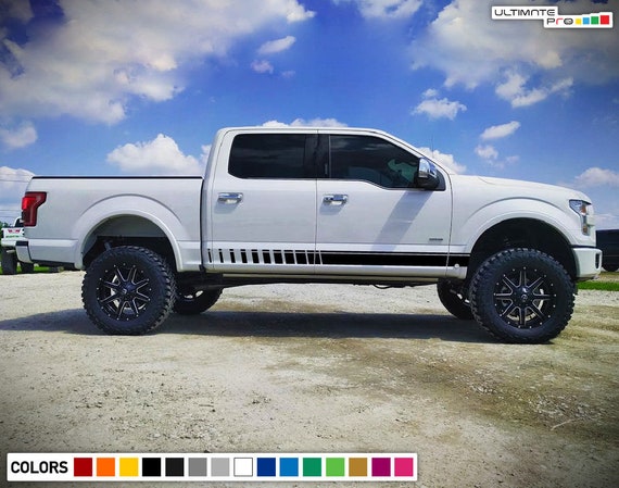 FORD RAPTOR F-150 SVT DOOR PAIR DECALS STICKERS VINYL GRAPHICS FITS 2017-2018