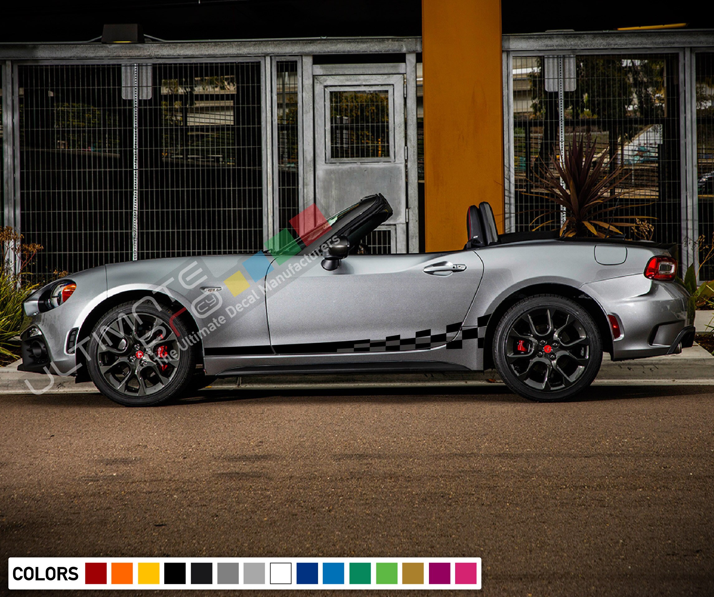 Stripe Body Kit Sticker Vinyl Decal for Fiat 124 Spider 2018 Etsy