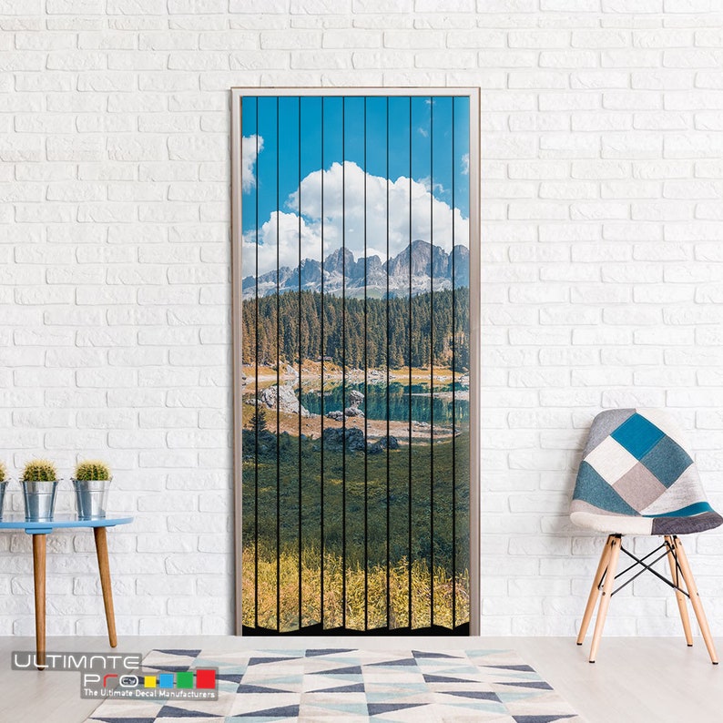 Bed Room Door Curtain Unique String Curtains Pattern Art Etsy