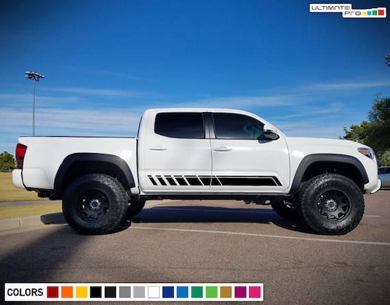 years 004 Toyota TRD Bed Band Decal Kit Vinyl Sticker for all models