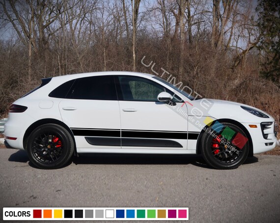 Sticker Decal Graphic Side Door Stripes For Porsche Macan 2016 Etsy