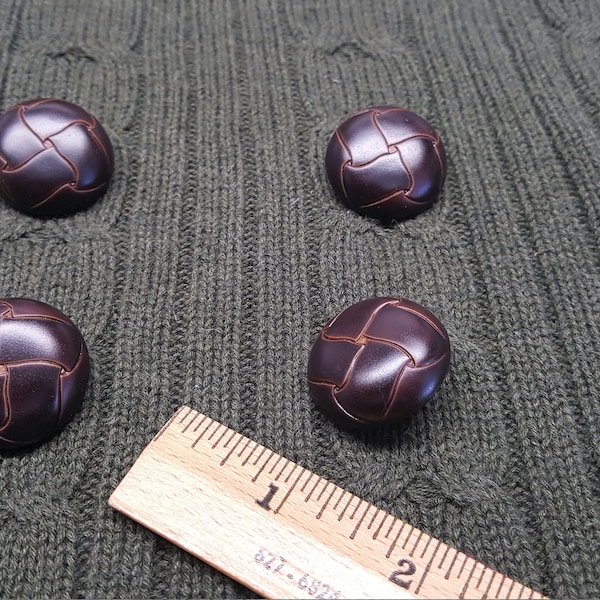 Faux Leather Buttons Etsy