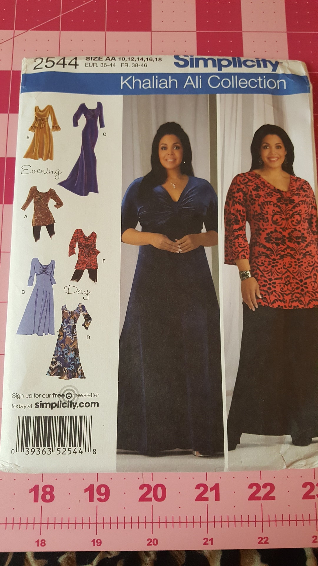 Simplicity Pattern 2544 Day Evening Dresses Tunics Bodice Variations ...