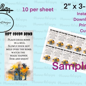 Gruselige HALLOWEEN Cocoa Bomb Anhänger, Kürbis Herbst Kakaobomben