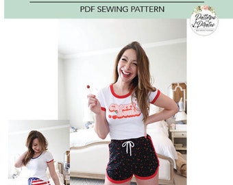 Chrissy Set | PDF Sewing Pattern, Adult Sizes XXS - Plus 5X