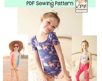 Be Bold Bodysuit - Youth | PDF Sewing Pattern, Youth Sizes 3M - 14