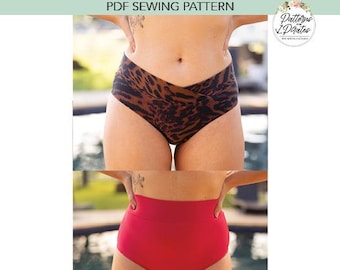 Mae Bottom | Bikini & Underwear | PDF Sewing Pattern, Adult Sizes XXS - Plus 5X