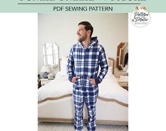 Funzie Onezie - V Figure | PDF Sewing Pattern, Adult Sizes XXS - 6XL