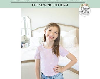 Camisa de diario - Juvenil / Patrón de costura en PDF, tallas 2-14