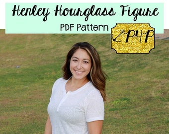 Henley Hourglass Figure | PDF Sewing Pattern, Adult Sizes XXS - Plus 3X