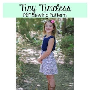 Klein tijdloos | PDF-naaipatroon, kindermaten: 3 m-14