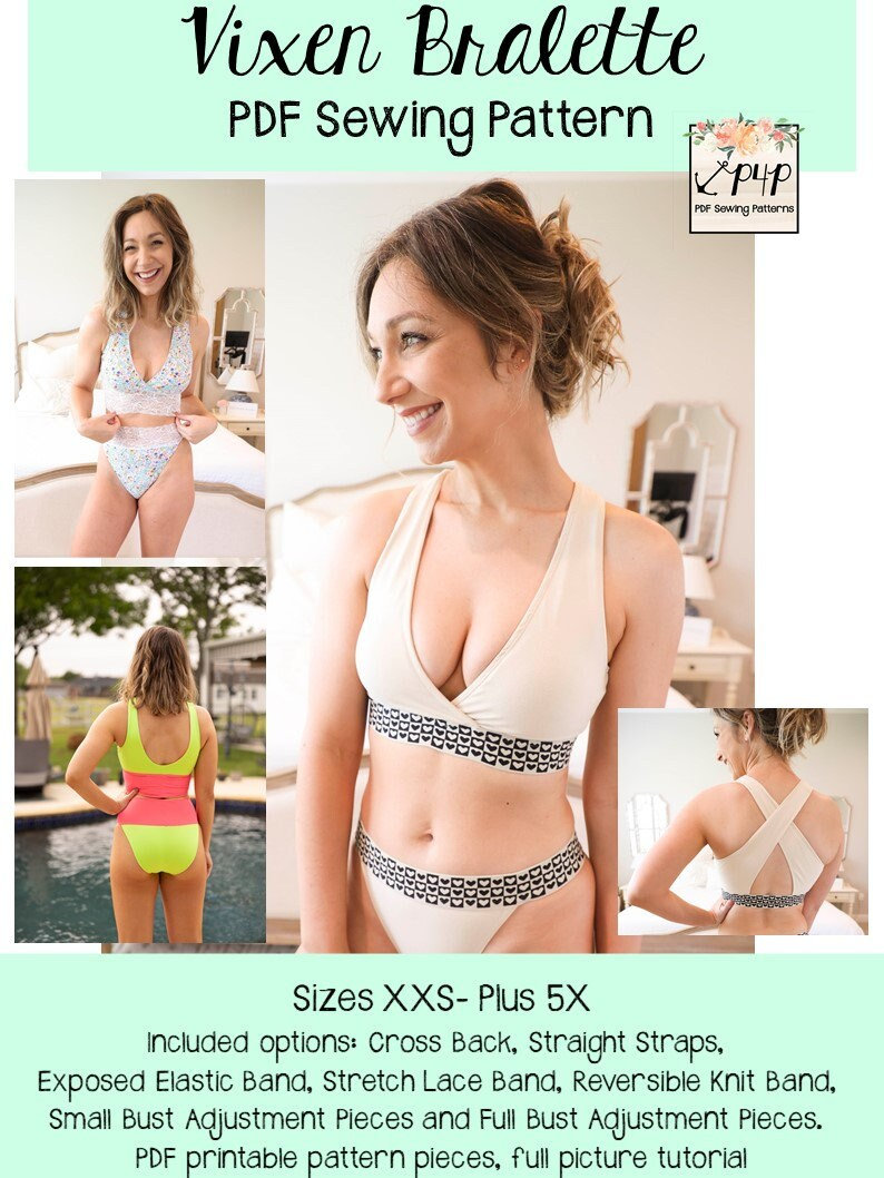 Plus Size Bra Sewing Patterns -  Canada