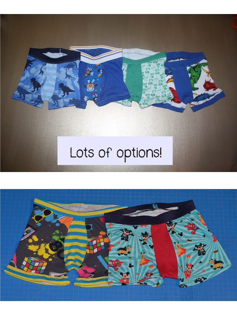 Pirates' Booty Boxer Brief Sewing PDF Pattern Sizes 12/18mth to 14 image 4