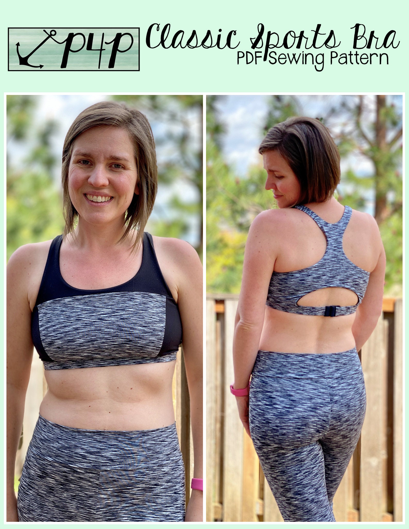 Shapewear Pattern Classic Sports Bra | PDF Sewing Pattern, Adult Sizes XXS - Plus 5X - Etsy