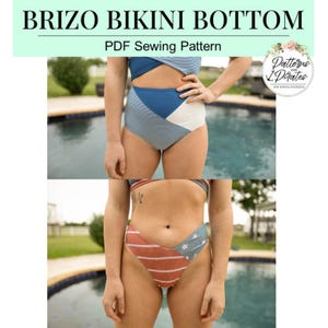 Brizo Bikini Bottom | PDF Sewing Pattern, Adult Sizes XXS - Plus 5X