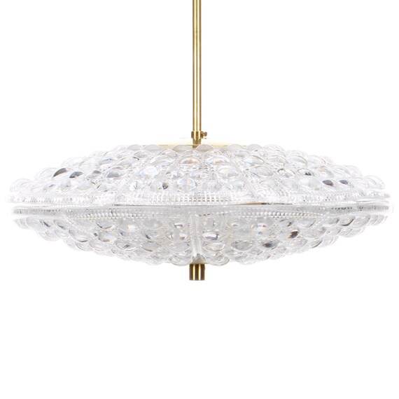 Orrefors Merkur Crystal Ceiling Lighting By Lyfa Orrefors Etsy