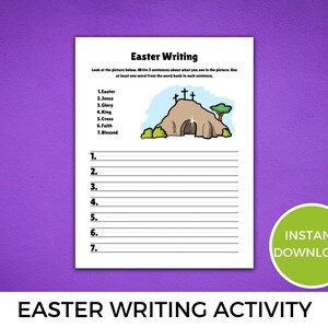 Easter Writing Activity Printable, Palm Sunday Activity, Easter Activities, Sunday School Craft, Easter Story, Palm Sunday Craft
