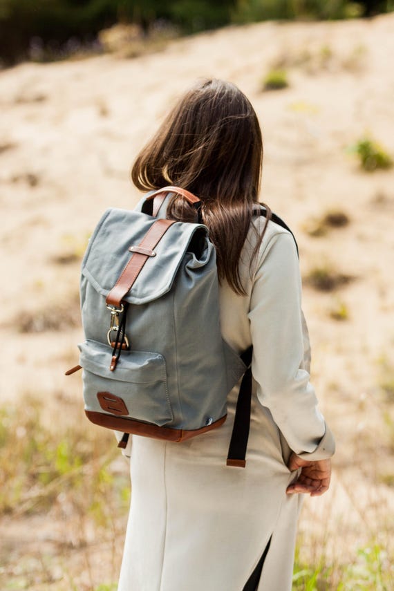 etsy canvas backpack