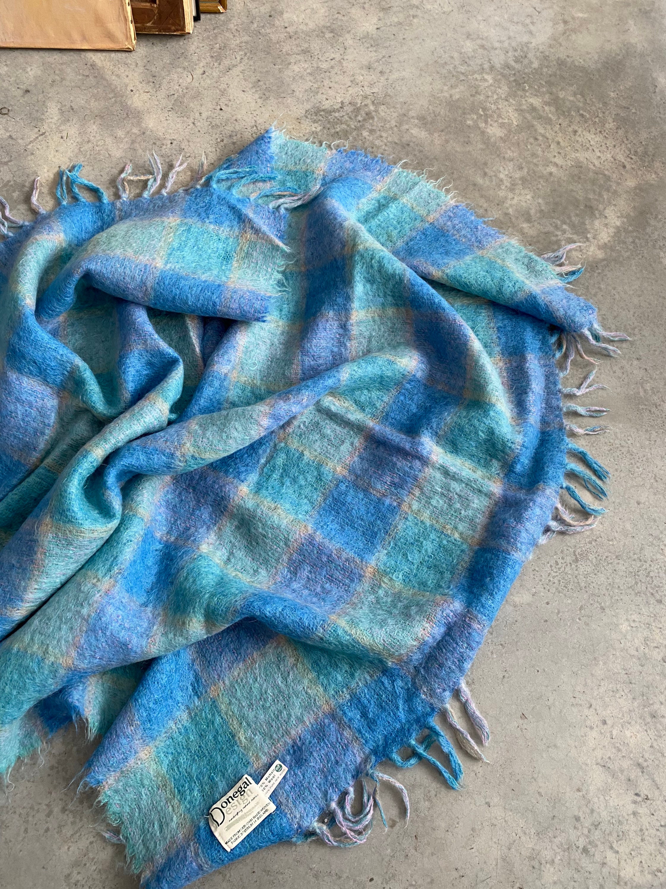 DonegalDesign ブランケット ヴィンテージ アイルランド 手織り