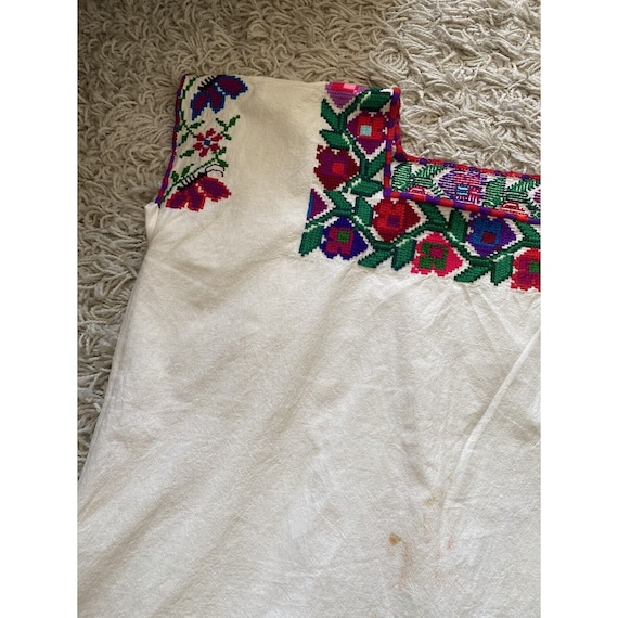 Vintage Peasant Top Hungarian Blouse Authentic Em… - image 3