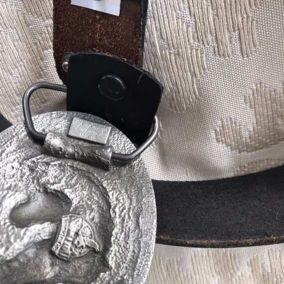 Vintage 1991 Siskiyou Equestrian Pewter Western Horse  display picture 2