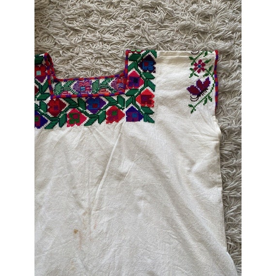 Vintage Peasant Top Hungarian Blouse Authentic Em… - image 2