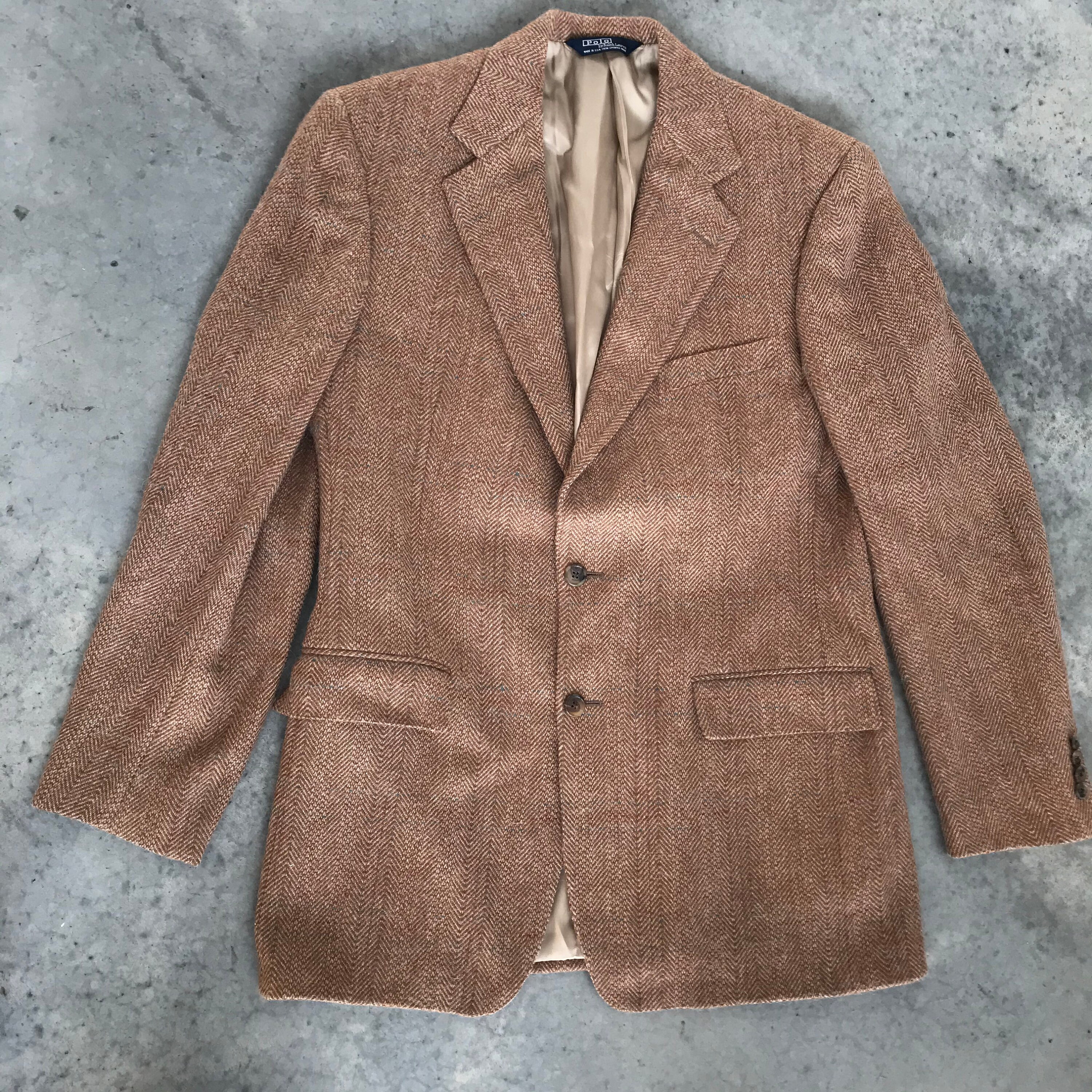 polo herringbone blazer
