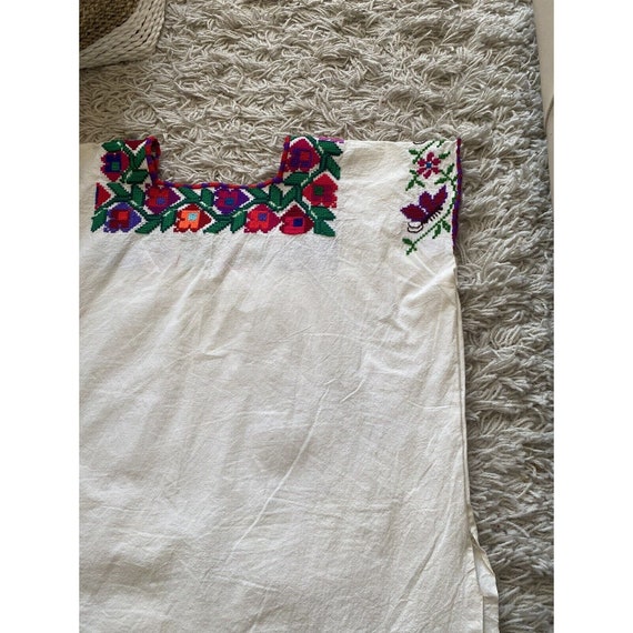 Vintage Peasant Top Hungarian Blouse Authentic Em… - image 9