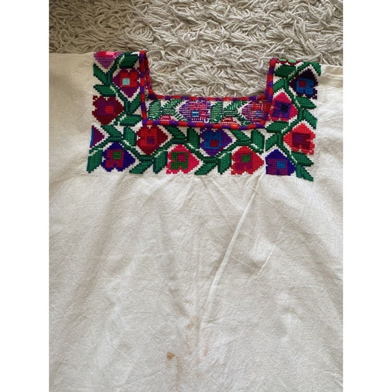 Vintage Peasant Top Hungarian Blouse Authentic Em… - image 6