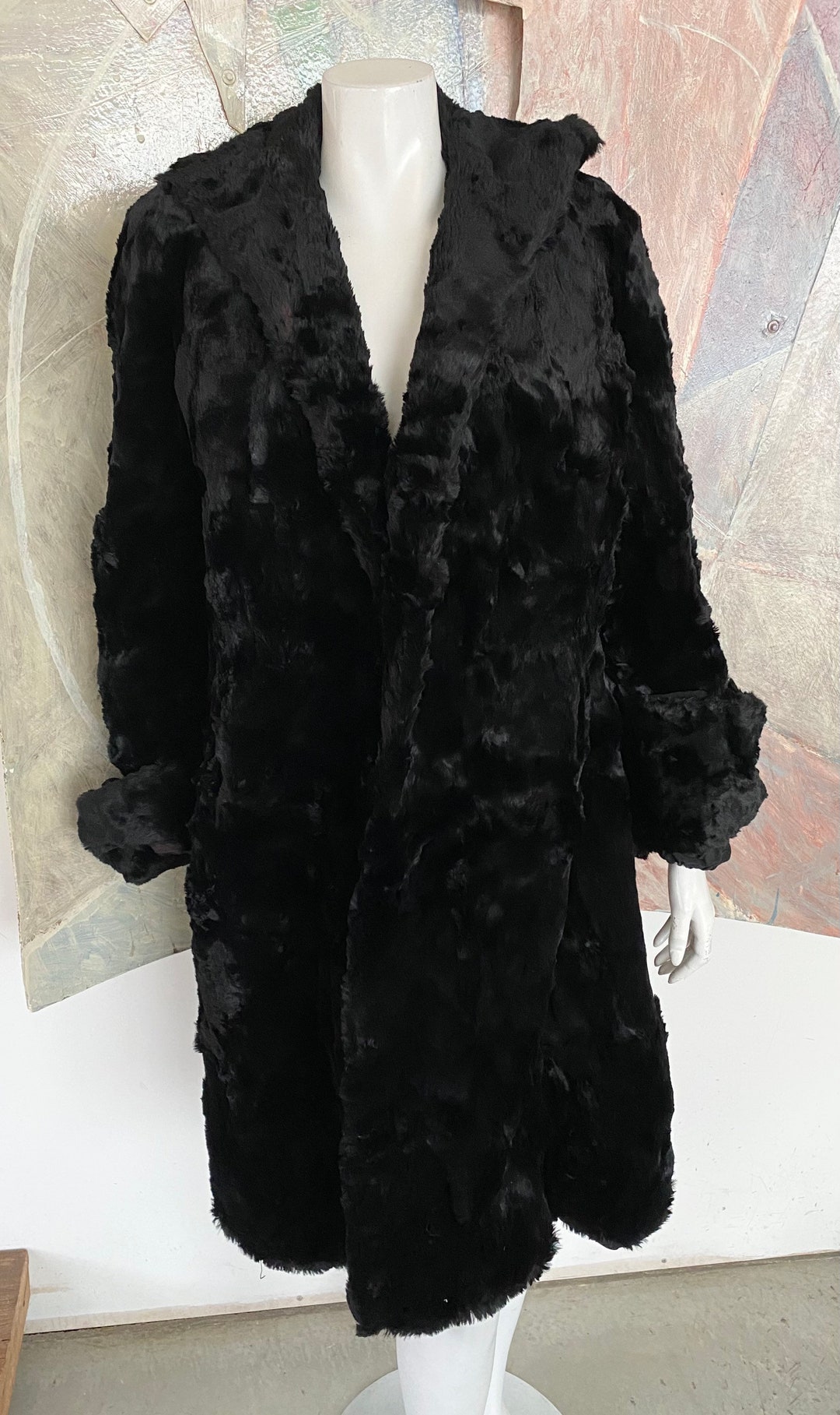 Vintage I.J. Fox Black Persian Lamb & Mink Fur Womens Jacket - Etsy Canada