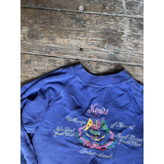 Vintage International News Shirt T-Shirt Kids Yacht Club Small View 2