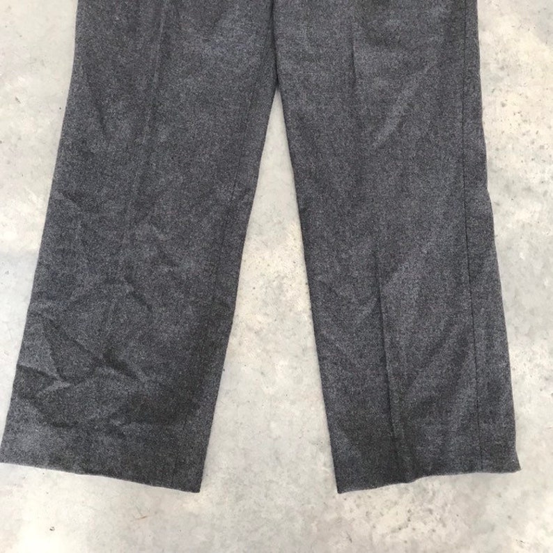 Vintage Giorgio Sant/'Angelo Grey Wool Womens Trouser Dress Pants Size 12