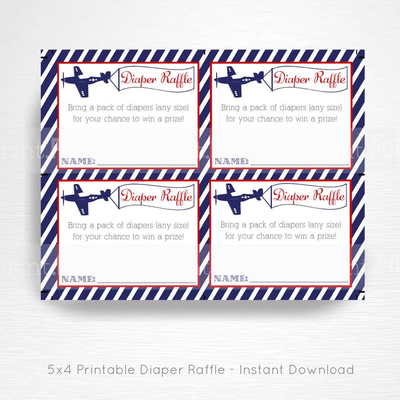 Planes Trains Automobiles Baby Shower Party Printable Diaper Etsy