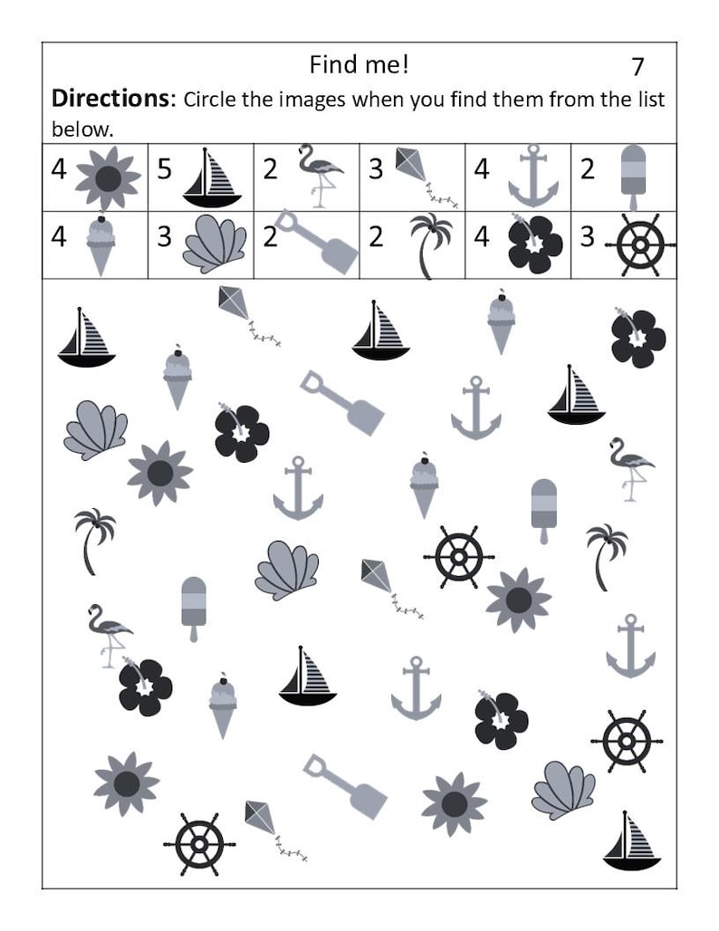 Visual Tracking Worksheets: Kids & Adults - Perception Activities ...