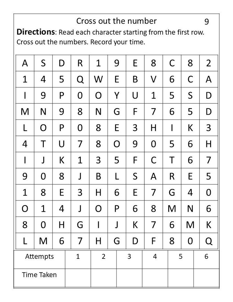 Visual Tracking Worksheets: Kids & Adults - Perception Activities ...