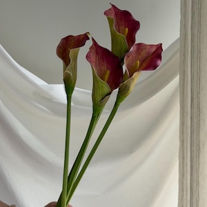 Künstliche Calla-Lilien-Blumen, Brautparty-Blumenstrauß, realistische Calla-Lilien, Hochzeitsdekoration, künstliches Blumenarrangement CL04