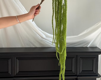 Large Faux Hanging Amaranthus Plant Greenery Garlands Artificial Amaranthus Wedding Decor Fake Green Vine Hanging Plant AS01