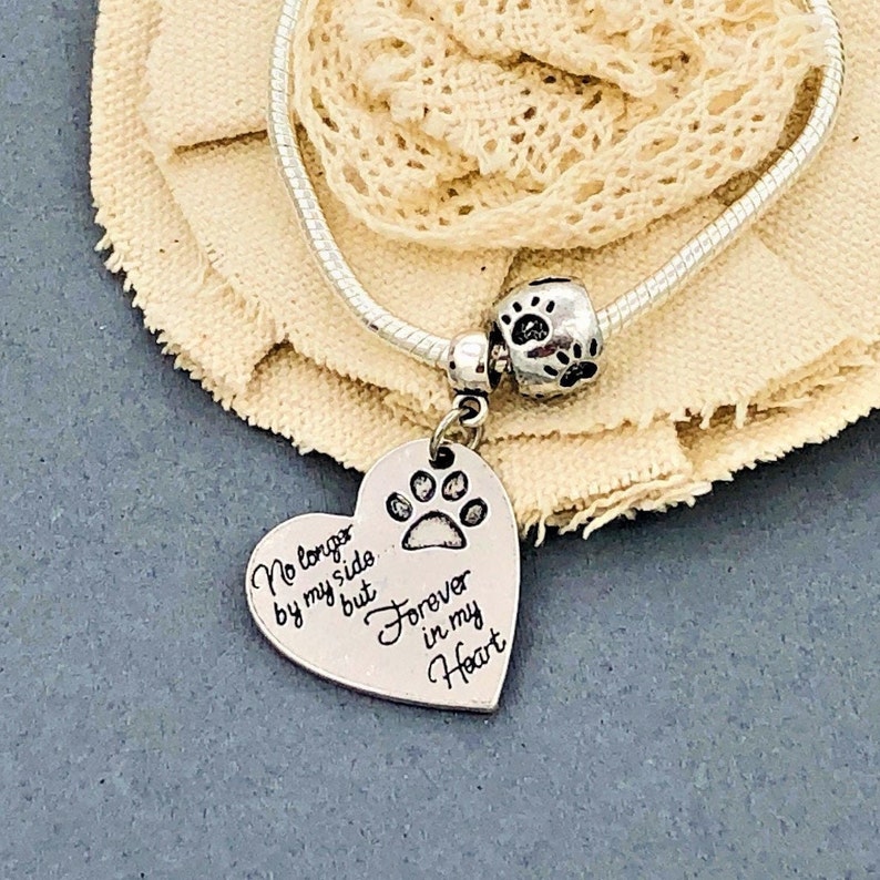 Dog Memorial Bracelet Dog Lover Gift Pet Loss Etsy