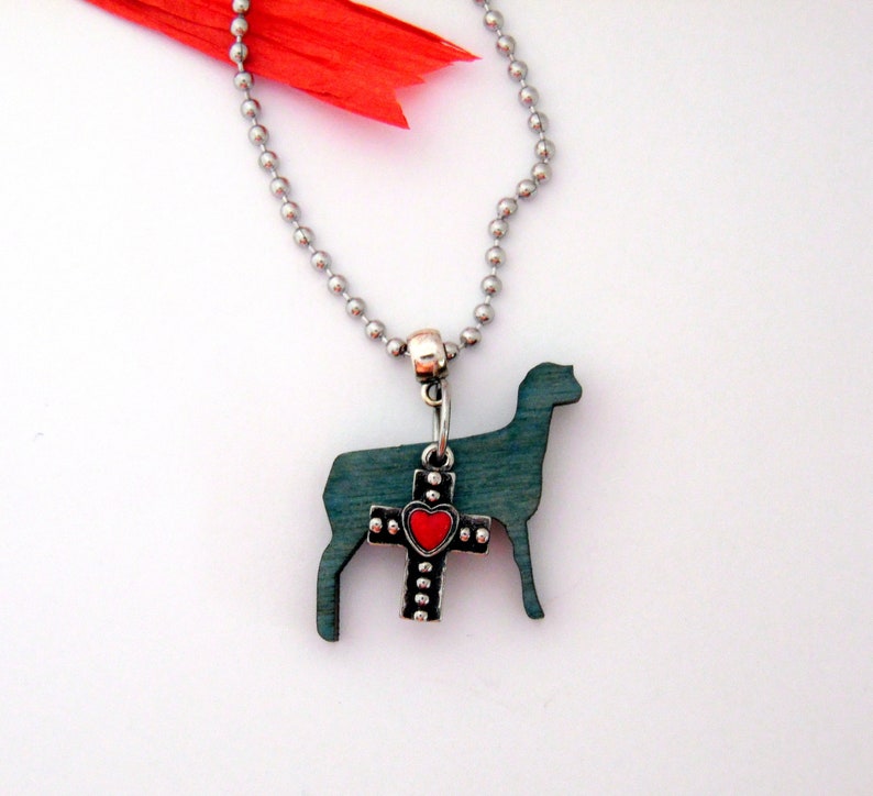 Sheep Necklace Farmer Gift Etsy