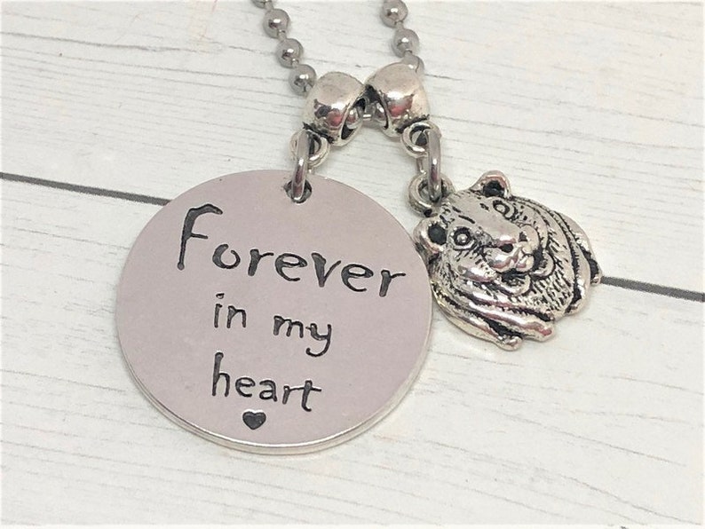 Pet Memorial Guinea Pig Guinea Pig Memorial Necklace Pet Memorial Pet Memorial Jewelry Pet Memorial Gift Pet Loss Gift