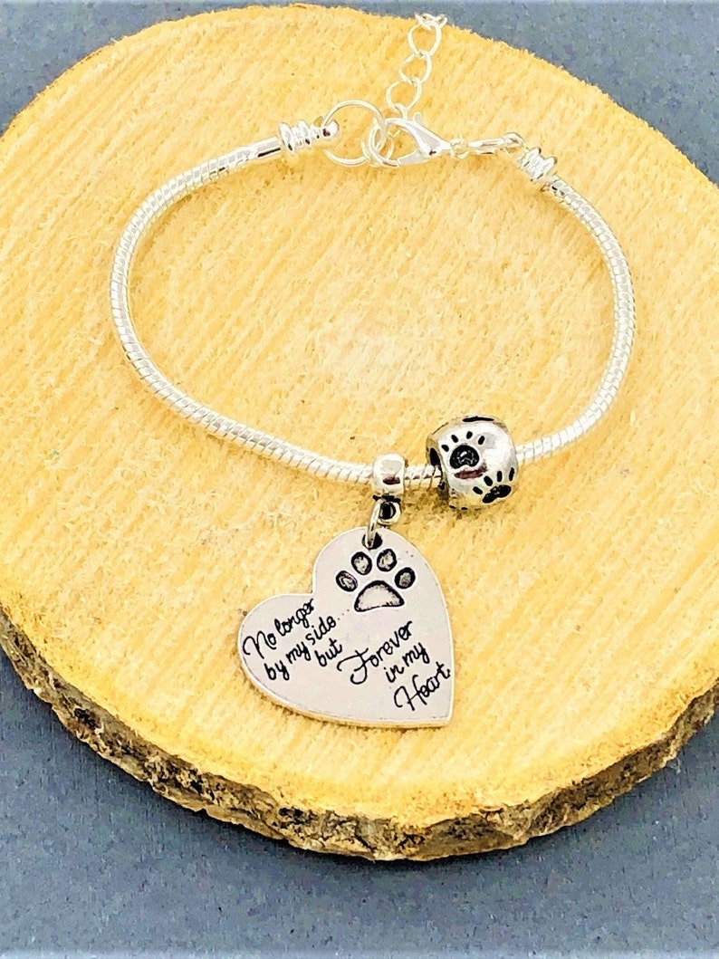 Dog Memorial Bracelet Dog Lover Gift Pet Loss Etsy